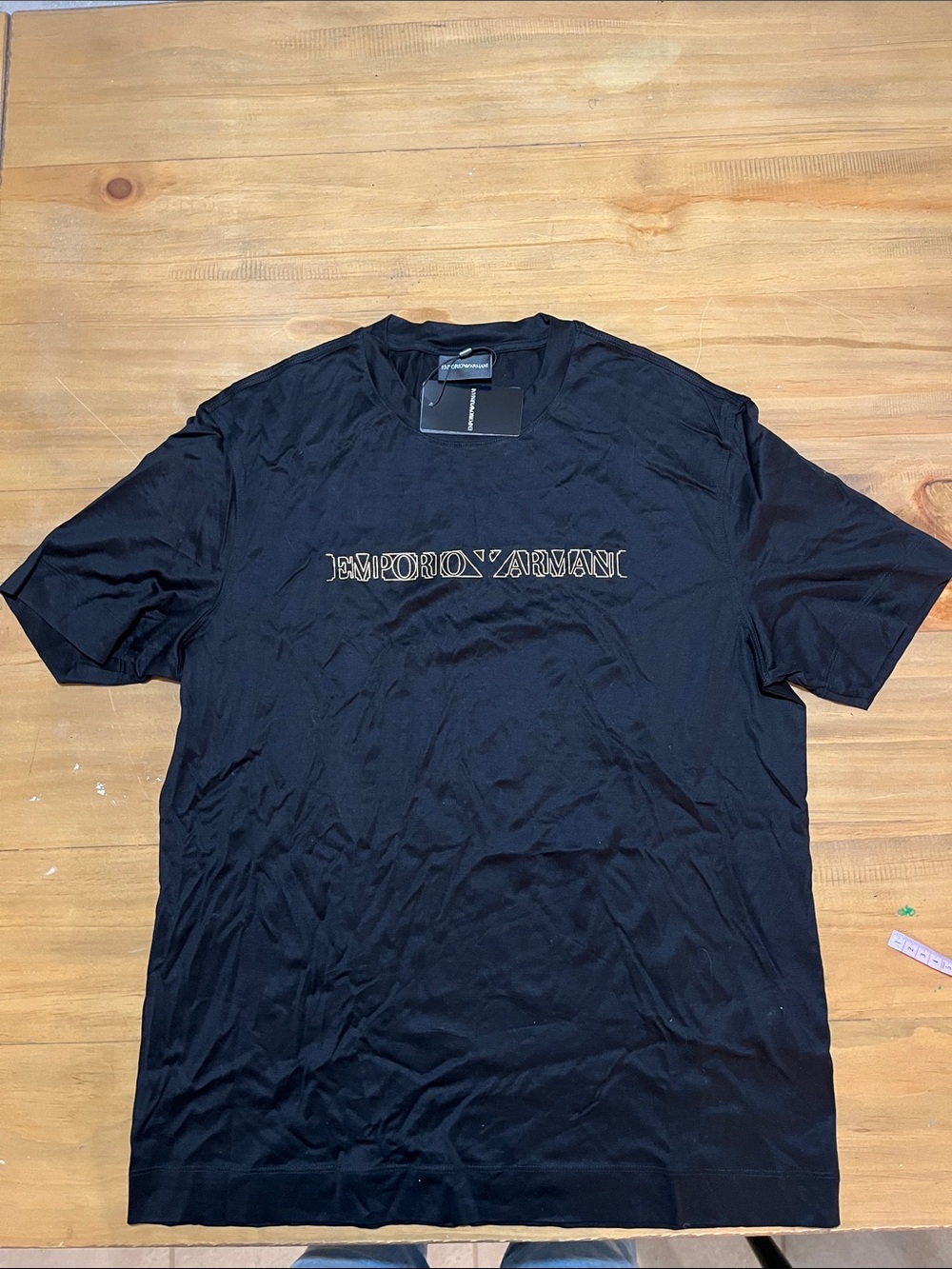 Emporio Armani Black Crewneck T-Shirt